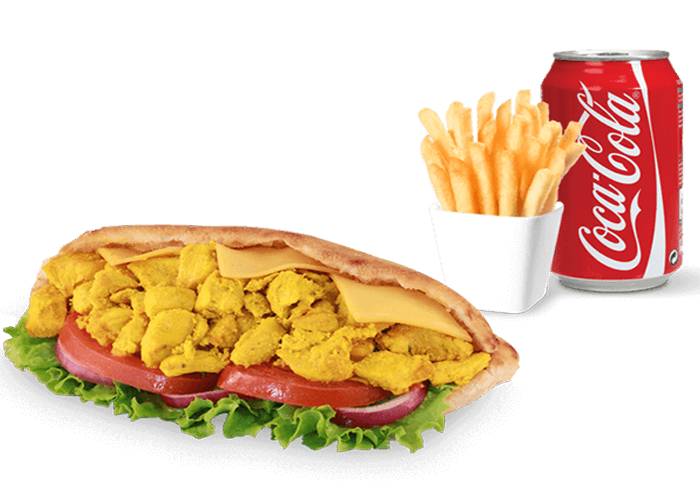 MENU SANDWICH POULET AU CURRY