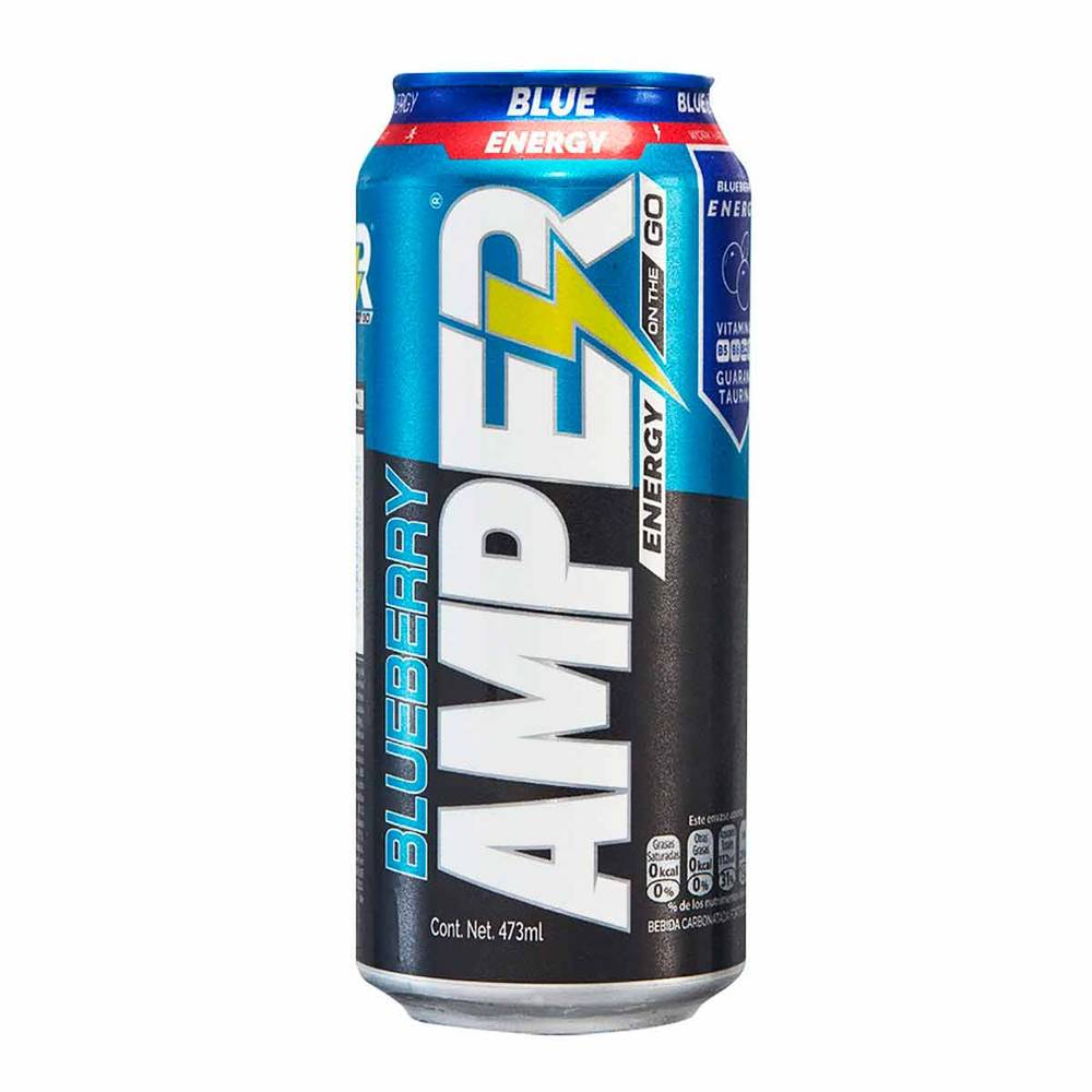 Amper · Bebida energética, arándano (473 ml)