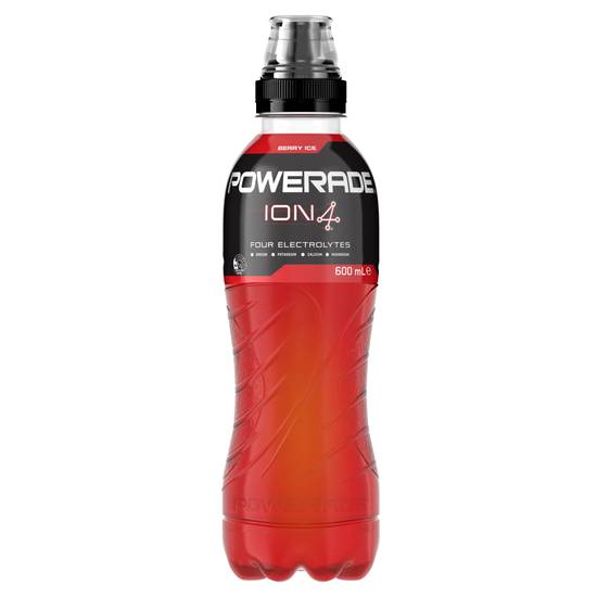 Powerade Ion4 Berry Ice Sports Drink Sipper Cap 600ml