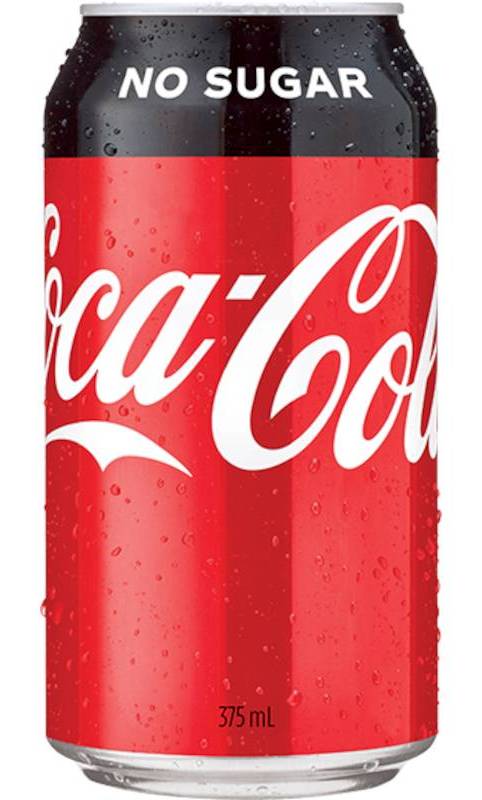 Coca Cola No Sugar 375mL