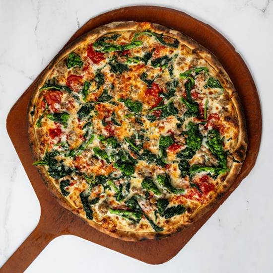 10" Broccoli Rabe & Sausage