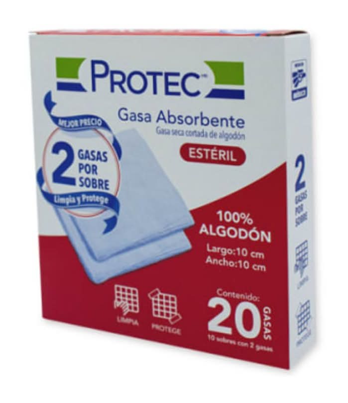 Protec · Gasa absorbente (100 g)