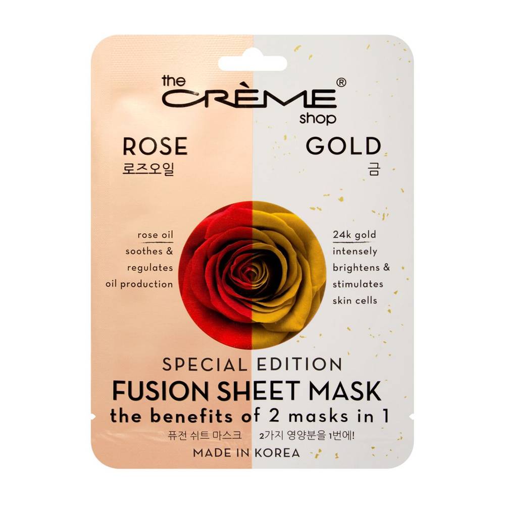 The Creme Shop Rose & Gold Fusion Sheet Mask