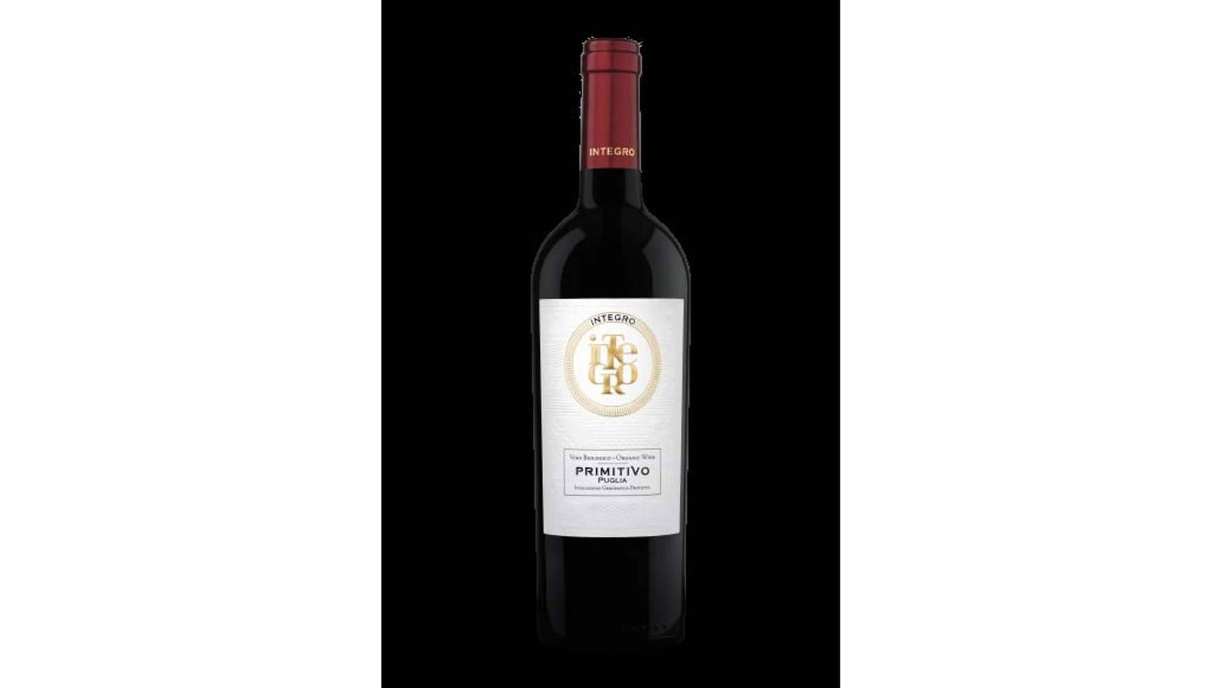 Monoprix Bio Vin italien Integro Primitivo, vin rouge bio, 2020 La bouteille de 75cl