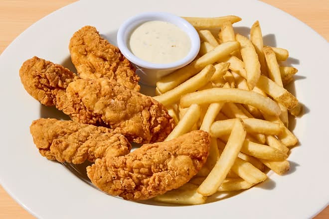 Buttermilk Crispy Chicken Strips & Fries