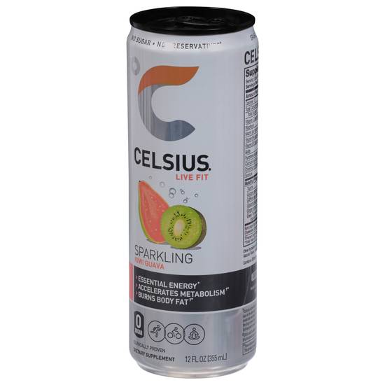 Celsius Live Fit Functional Essential Energy Drink (12 fl oz) (sparkling kiwi guava)