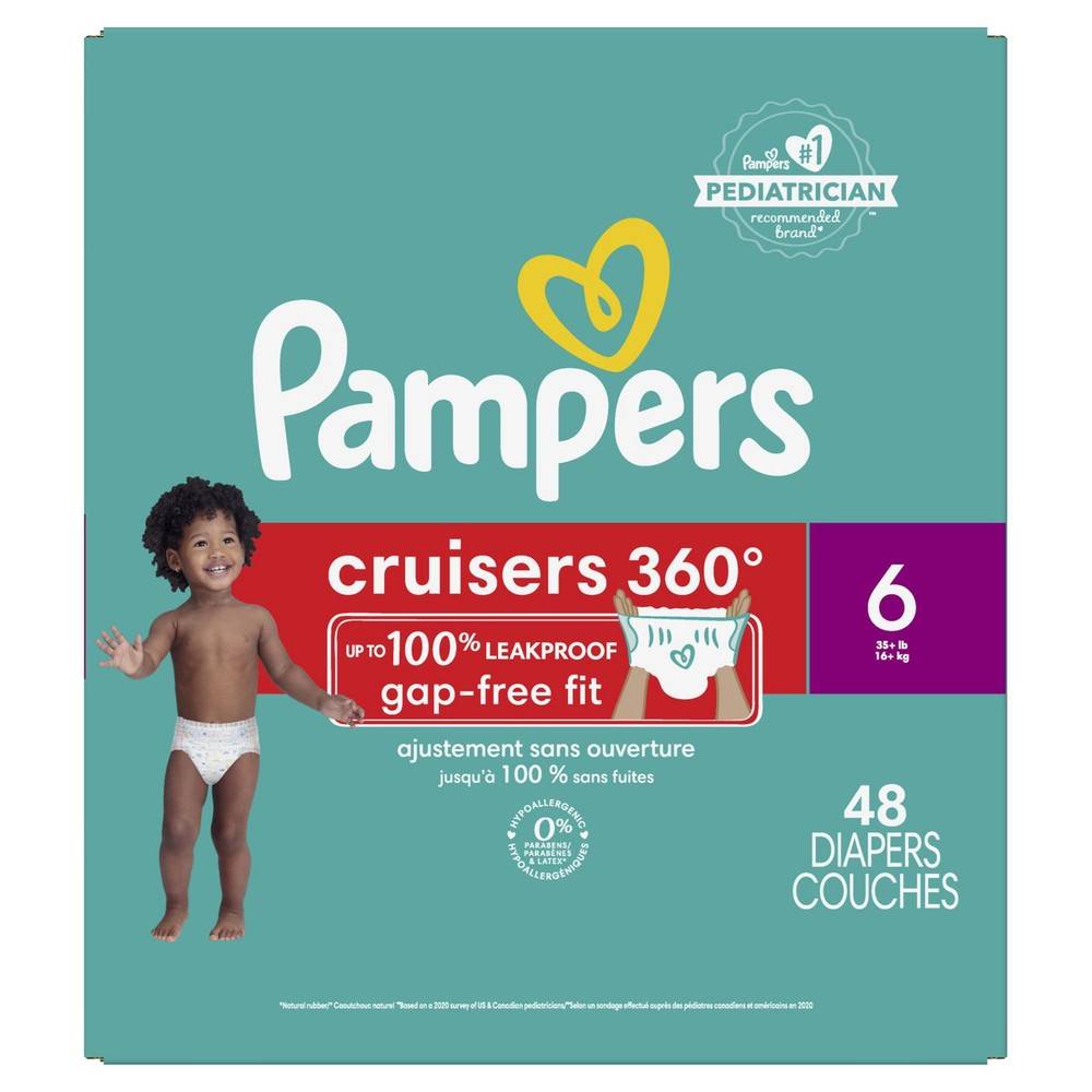 Pampers Cruisers 360 Diapers Size 6