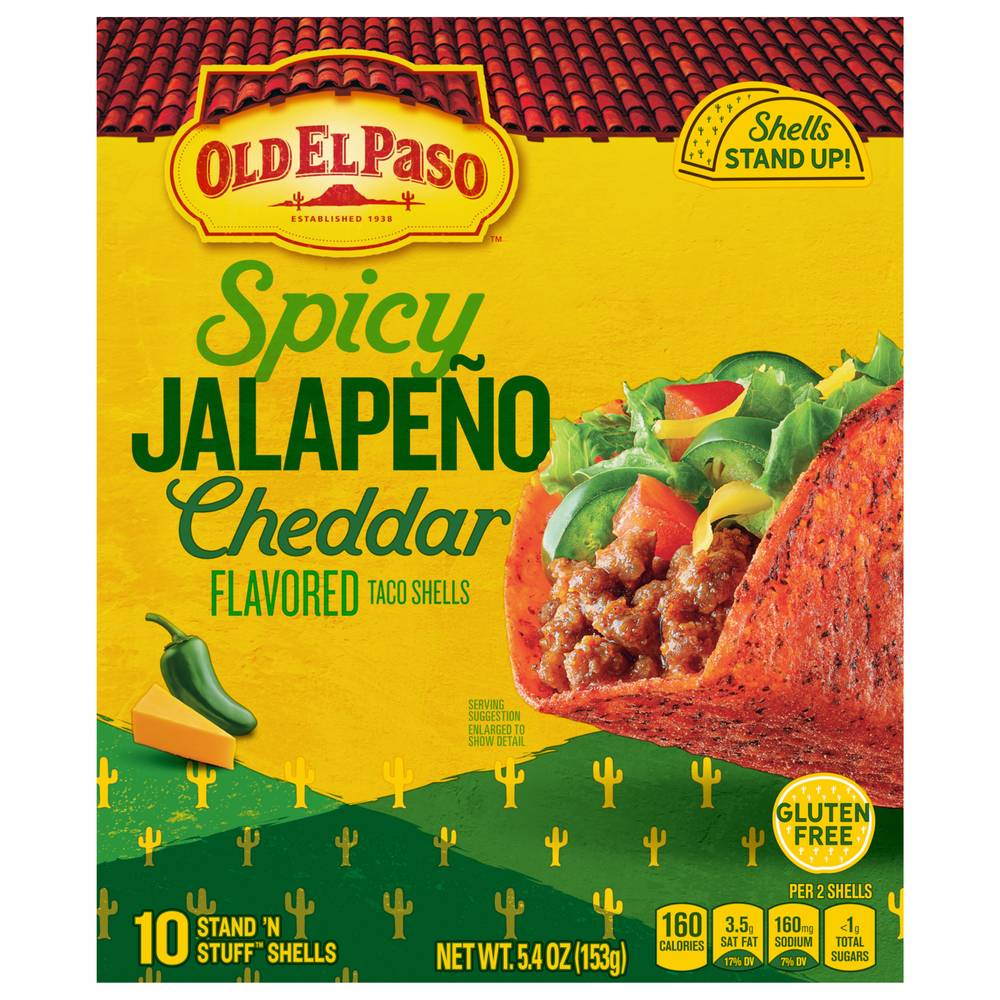 Old El Paso Spicy Jalapeno Cheddar Taco Shells (5.4 oz)