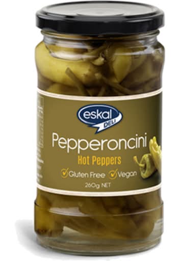 Eskal Pepperonchini Hot Peppers 260g