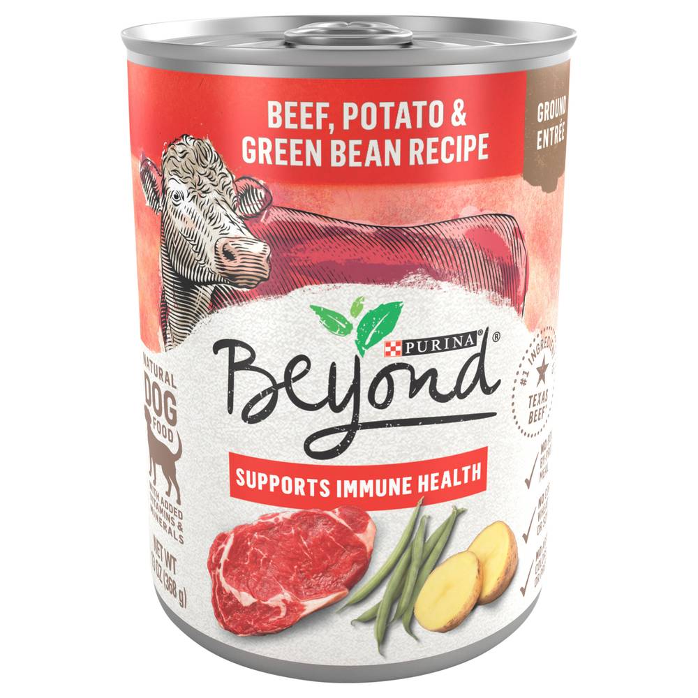 Beyond Beef Potato & Green Bean Recipe Ground Entree Dog Food (13 oz)