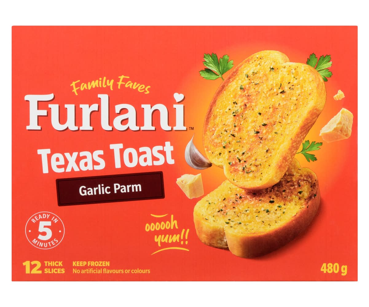 Furlani Texas Toast, Parmesan Garlic (480 g, 12 ct)