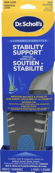 Dr. Scholl's Stabilizing Support Insoles, Men, 8-14