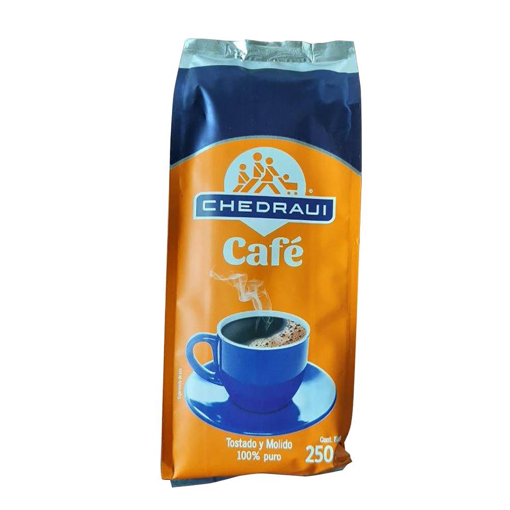 Chedraui · Café tostado molido (250 g)