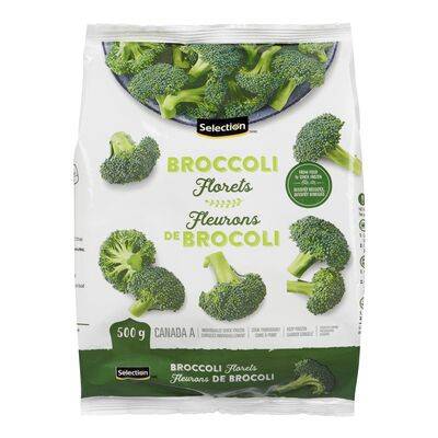 Selection fleurons de brocoli surgelés (500 g) - frozen broccoli florets (500 g)