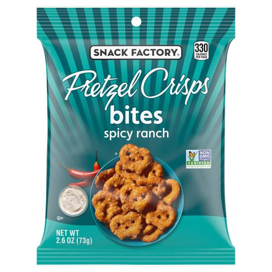 Snack Factory Bites Pretzel Crisps (spicy ranch)