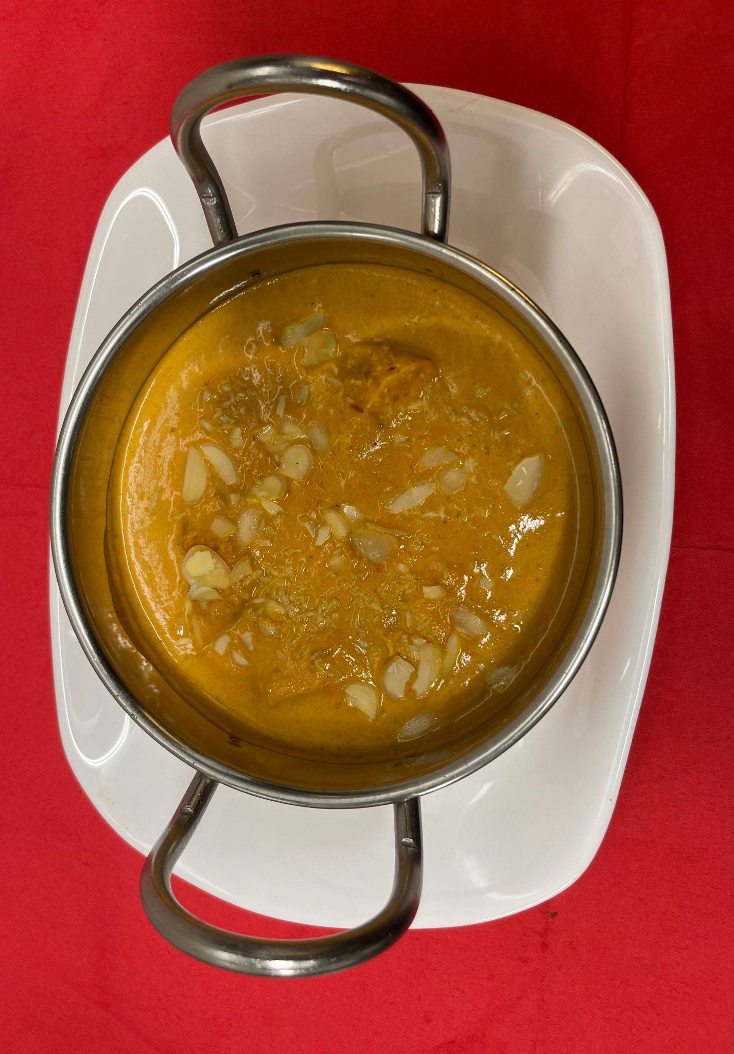 Plat poulet shahi korma