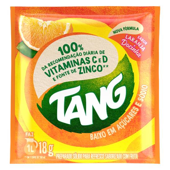 Tang refresco em pó sabor laranja docinha (18 g)