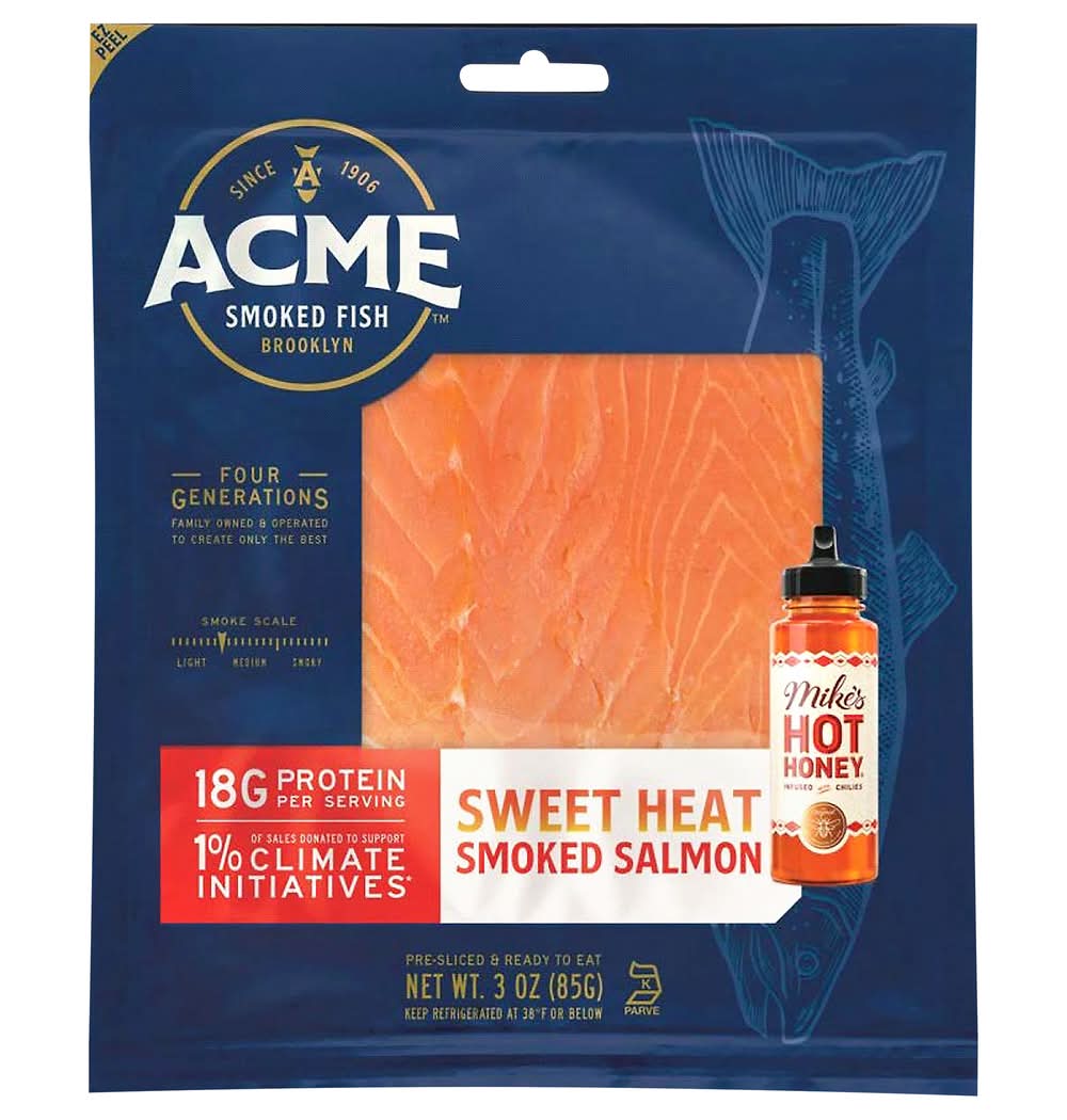 ACME Cold Smoked Salmon, Sweet Heat (3 oz)