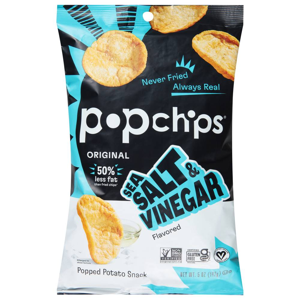 Popchips Gluten Free Sea Salt & Vinegar Potato Chips