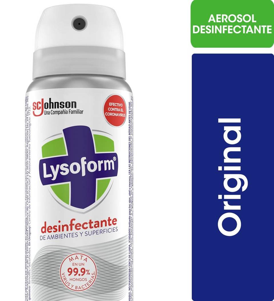 Desinfectante de ambientes y superficies