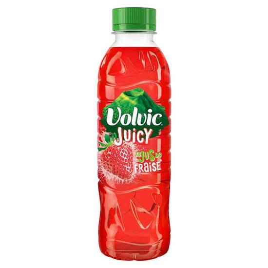 Volvic juicy eau minérale naturelle aromatisée fraise 50 cl