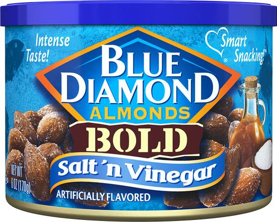 Blue Diamond Bold Salt 'n Vinegar Almonds, 6 OZ