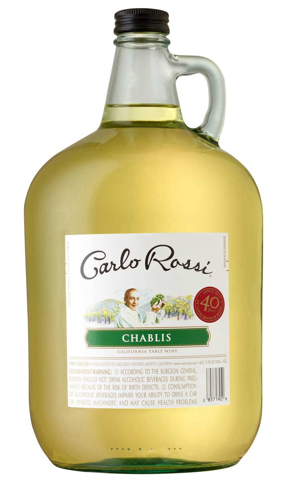 Carlo Rossi Chablis California Table Wine (4 L)