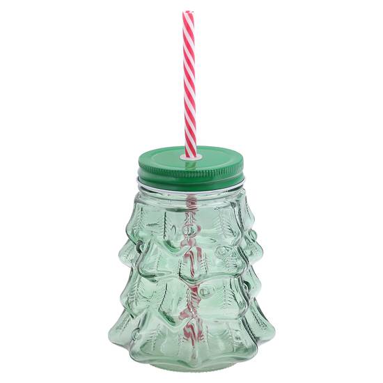 Amici Home Tree Sipper Green Glass
