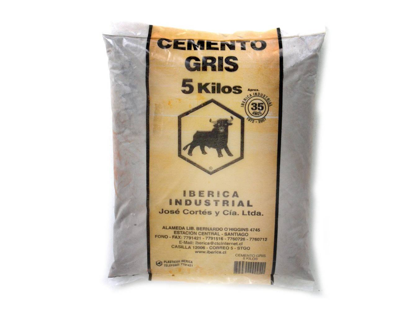 Iberica cemento gris (bolsa 5 kg)
