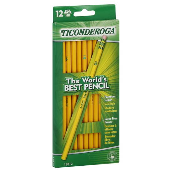 Ticonderoga Pencil 2 Lead Soft (12 ct)