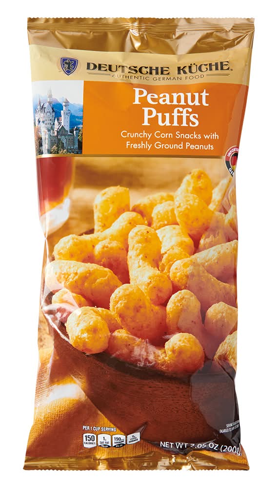Deutsche Küche Puffs, Peanut (7.05 oz)