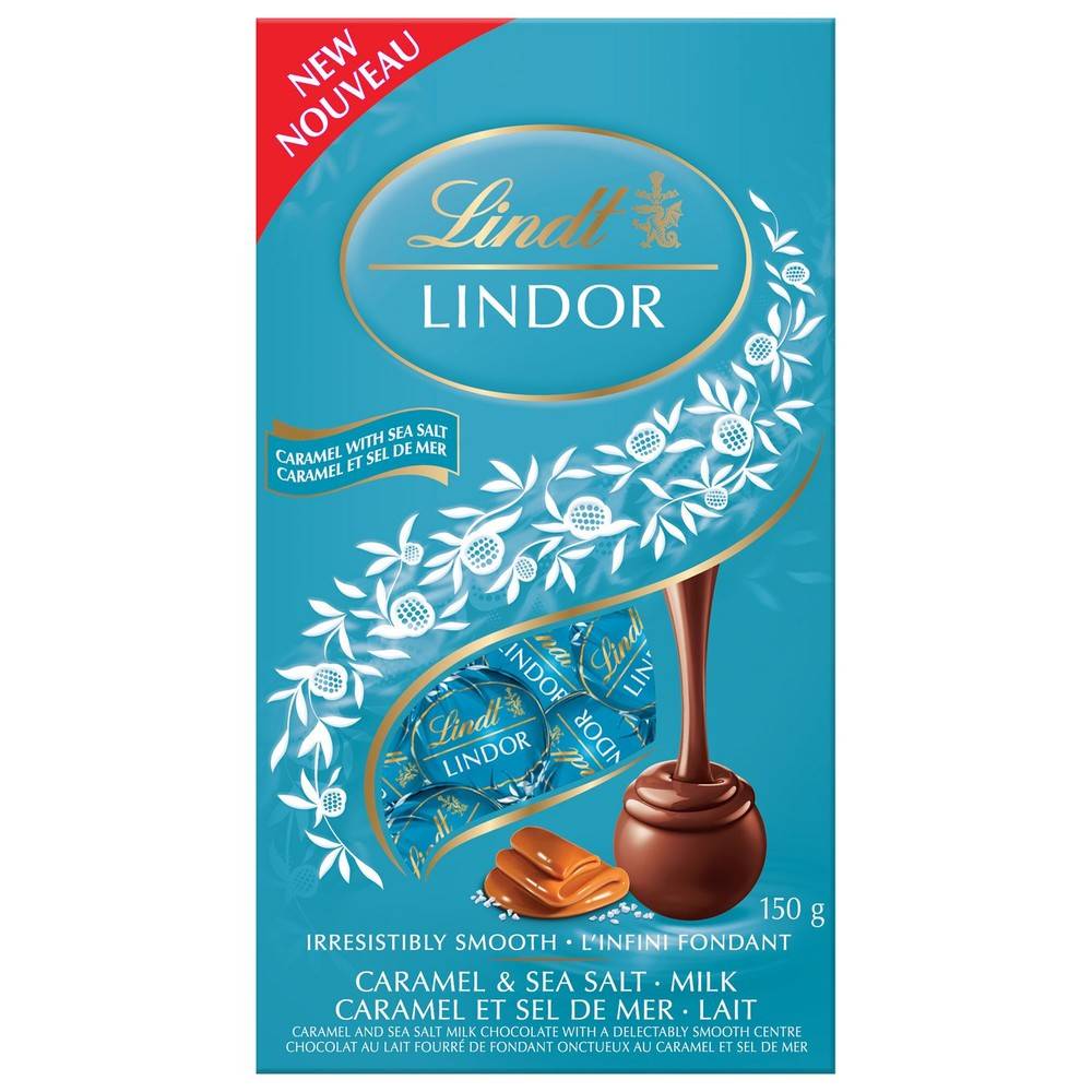 Lindt Lindor Milk Caramel Sea Salt Chocolates Delivery Near Me Order