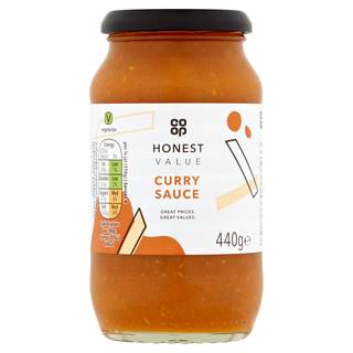 Co-op Honest Value Curry Sauce 440g