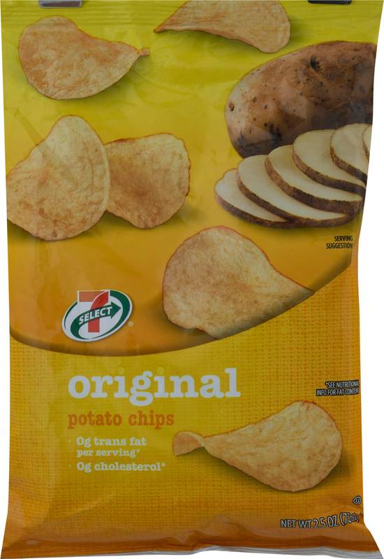 7-Select Original Potato Chips 2.5 oz