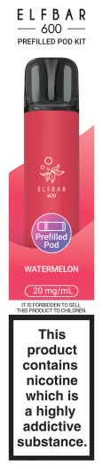 ELFBAR Watermelon, 600 Prefilled Pod Kit