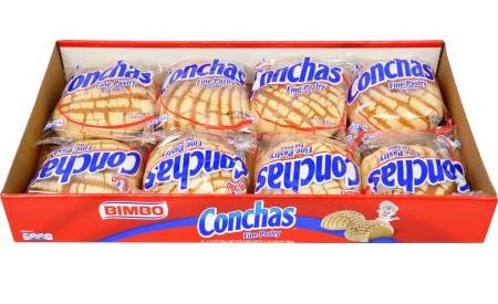 Bimbo - Conchas Sweet Buns - 8/16.96 oz (1 Unit per Case)