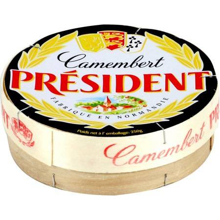 Camembert PRESIDENT - la boite de 250 g