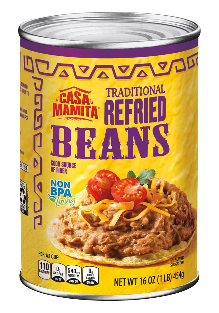 Casa Mamita Traditional Refried Beans (16 oz)