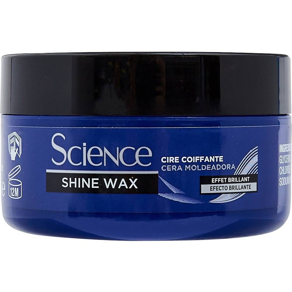 Science - Cire coiffante shine wax (75ml)
