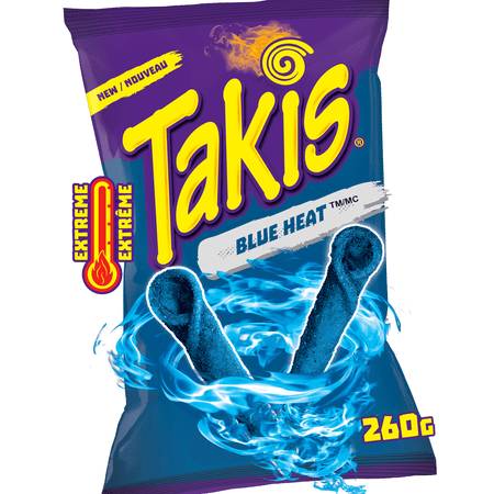 Takis Rolled Tortilla Chips, Blue Heat (260 g)