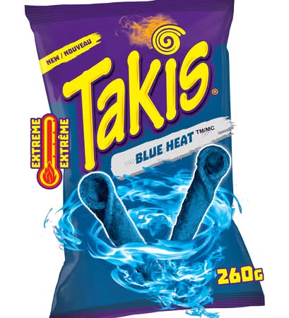 Takis Rolled Tortilla Chips, Blue Heat (260 g)
