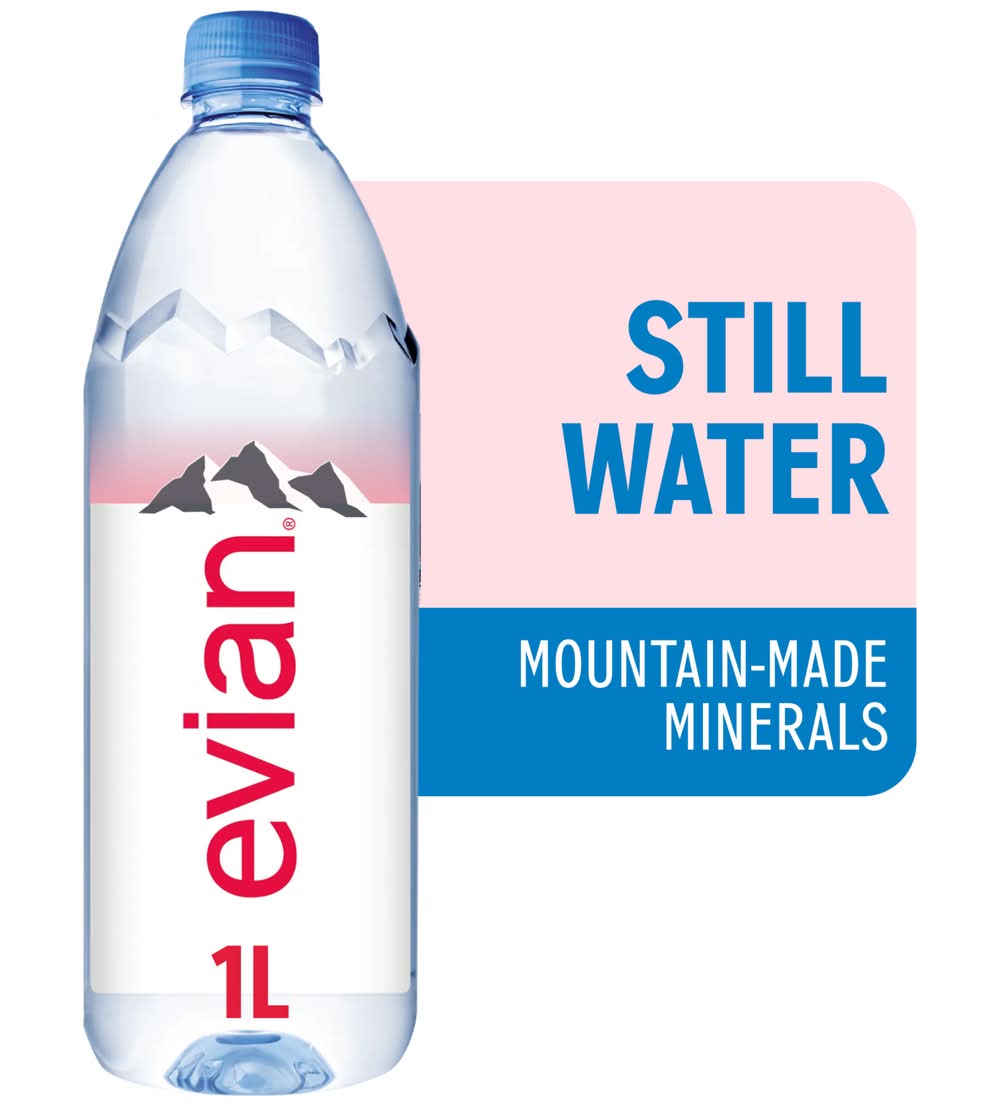 Evian Natural Spring Water (1 L)