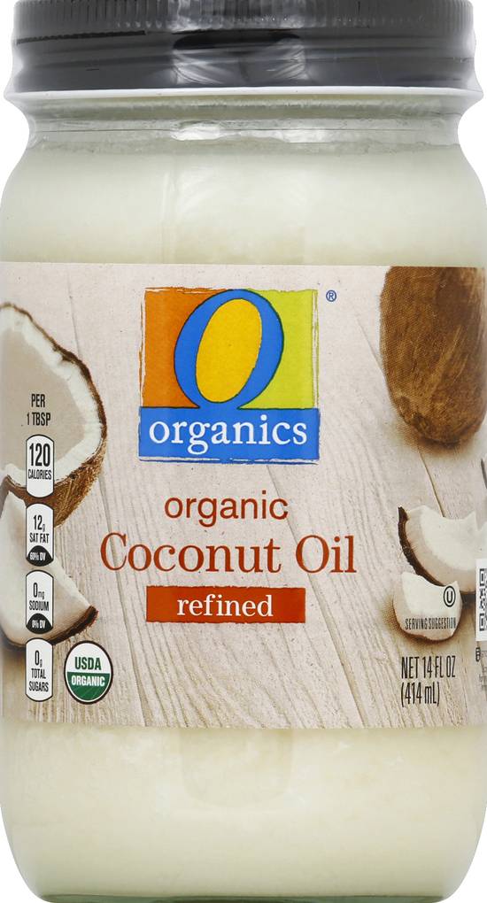 O Organics Organic Refined Coconut Oil (14 oz)