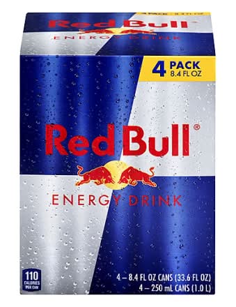 Red Bull Energy Drink 4 Pack 8.4 oz Cans