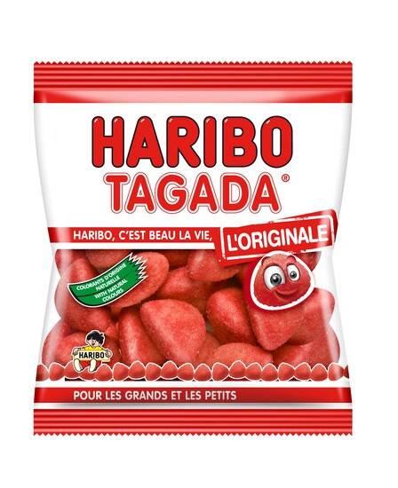 Bonbons tagada HARIBO - le paquet de 120g
