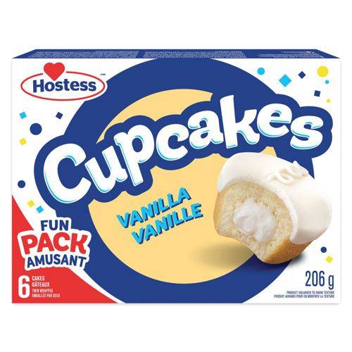 Hostess vanilla cupcakes