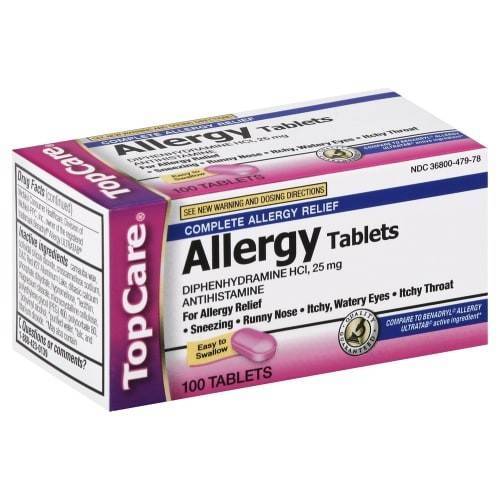 TopCare Allergy Relief Tablets 25mg