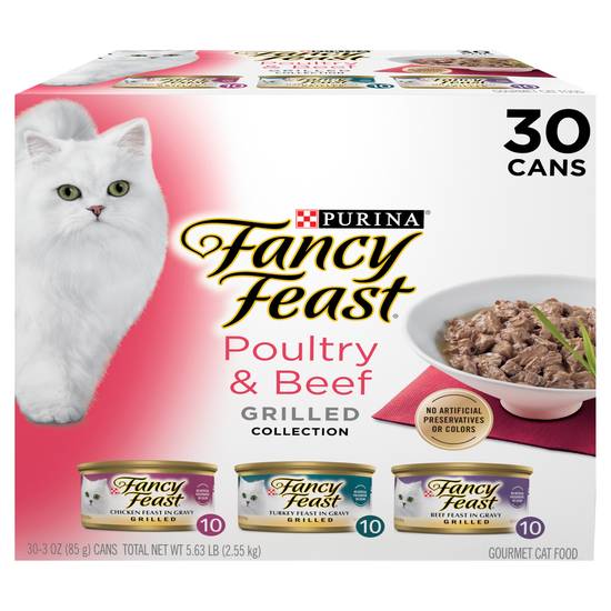 Fancy Feast Poultry & Beef Grilled Collection Variety pack (3 oz)