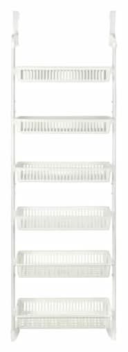 59" Plastic 6 Basket Over The Door Organizer By Simply Tidy