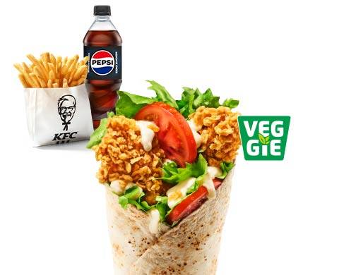 Crispy Veggie Twister Menü